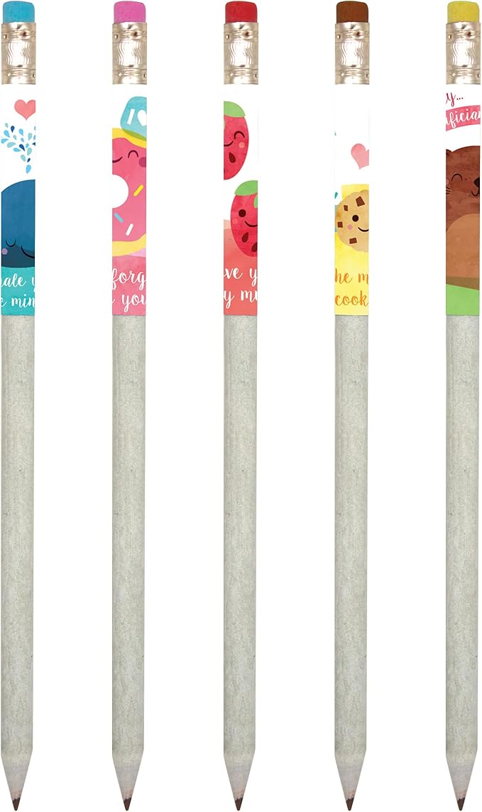 Sweetheart Smencils Cylinder - HB #2 Scented Pencils, 50 Count, Gifts for Kids