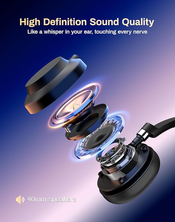 USB Headset with Microphone for PC-Wired Noise Reduction Office Headset work for Laptop/Mac,Computer Headphones with Volume Control & Mic Mute,Compatible with Zoom/Skype/MS/Teams/Call Centers