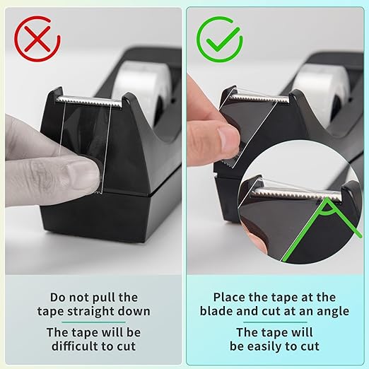 OWLKELA 4 Rolls Transparent Tape Refills, Clear Tape, All-Purpose Transparent Glossy Tape for Office, Home, School