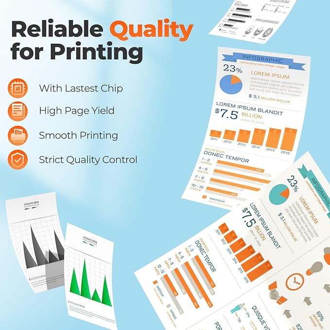 CF258X 58X Toner Cartridges Black (2-Pack) for HP 58X 58A CF258A, Laser Jet M404dn M428fdw Toner Cartridges, CF258 for Laser Jet Enterprise M404dn M404dw M404n M428dw M428fdn MFP M304 M406dn M430f