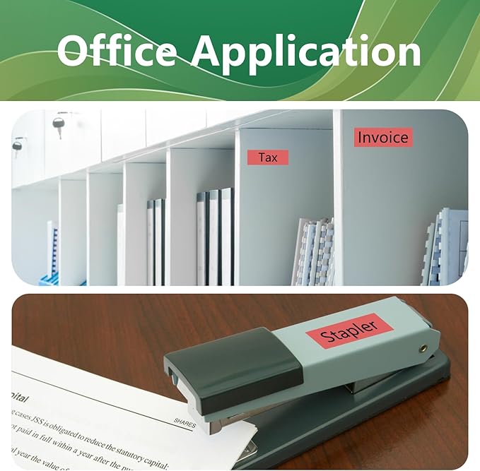 TZe-431 TZe 12mm Red TZ Tape Compatible with Brother P Touch Label Maker Tape TZ-431 TZe431 TZ431 Label Tape 12mm 0.47 Laminated Black on Red for PTD210 PTD600 PTH100, 3-Pack