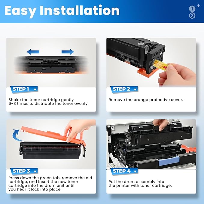410X Toner Cartridges Color Laser Jet Pro M452 MFP M377 M477 series Compatible for HP 410X 410A Toner Cartridges 4 Pack for HP410X for Color Pro M452dw M452nw MFP M477fnw M477fdw M477fdn M452dn M377dw