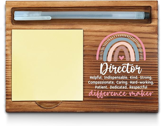 Director Sticky Note Holder, Director Office Decor, Director Gifts, Director Thank You Appreciation Gifts for Women Self-Stick Note Pad Holders WPP4