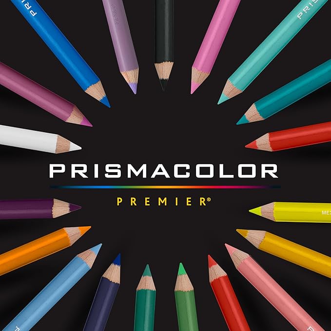 Prismacolor Premier Colored Pencils, Soft Core, Assorted Colors, 48 Count - Durable, Vibrant, Ultra-Smooth, Adult Coloring, Drawing, Sketching, Arts & Crafts