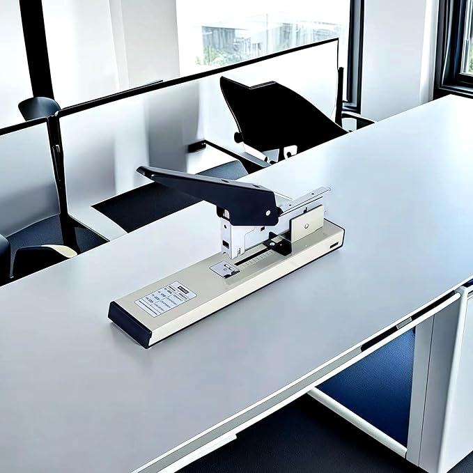Stapler Heavy Duty, 100 Sheet, 1PACK Manual Big Stapler Metal,max use 23/13 Staples