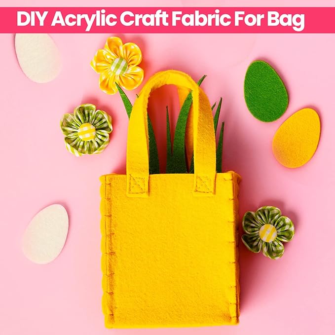 Reginary 120 Pcs 12 x 8 Inch Felt Sheets for Craft 40 Assorted Color Felt Squares Stiff Paper for Back to School Fall Thanksgiving Halloween Xmas DIY Craft Sewing Patchwork (Classic)