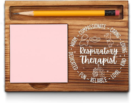 Respiratory Therapist Week Appreciation Thank You Gifts, Respiratory Therapist Sticky Note Holder, Respiratory Therapist RT Office Desk Decor Self-Stick Note Pad Holders GAA19