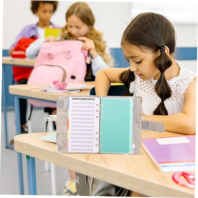 6 Sheets Aesthetic Index Dividers for Binder Planners Removable Tabbed Pages with Decorative Binder Pockets Easy to Arrange and Sort for Notebooks Spiral Notebook Accessories