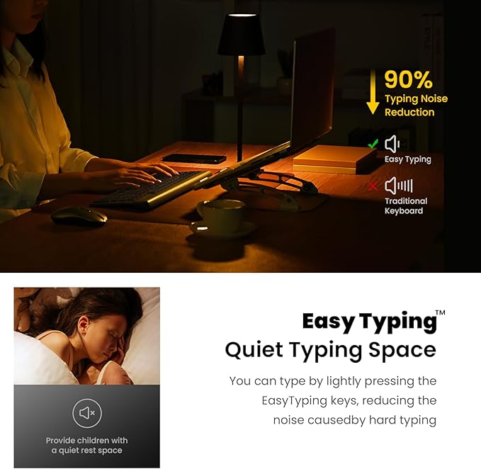 cimetech Wireless Keyboard and Mouse Combo, Compact Full Size Wireless Keyboard and Mouse Set Less Noise Keys 2.4G Ultra-Thin Sleek Design for Windows, Computer, PC, Notebook, Laptop - Silver