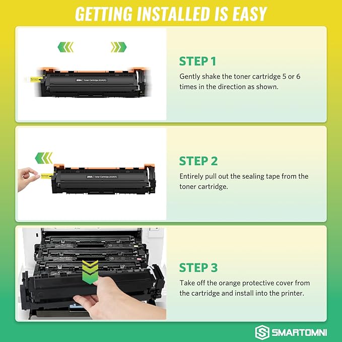 206A Toner Cartridges Black (with Chip) Works with HP Color Pro MFP M283fdw M283cdw, Pro M255dw M255nw, MFP M282nw M283 M282 M255 Printer | W2110A 206X W2110X, Pack of 2