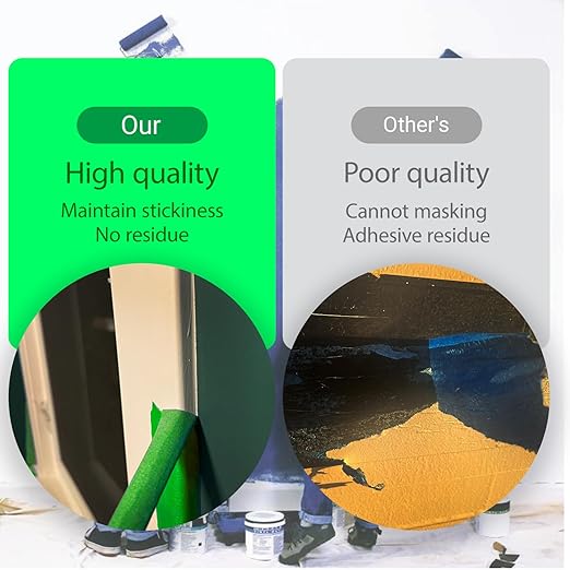 1 Roll,Green Painters Tape,3inches x 60yards,3D Printing Tape for Laser Cutting,Labeling,3D Printing Bed,Decoration,wide Masking Tape for Painting,Protect the wall,No Residue,Removes Easily