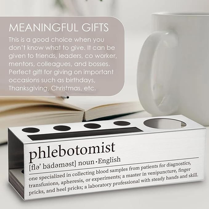 Phlebotomist Gifts, Phlebotomy Supplies, Phlebotomy Office Decor, Phlebotomist Week Gifts, Phlebotomy Appreciation Thank You Gifts Pen Pencil Holders WCC35