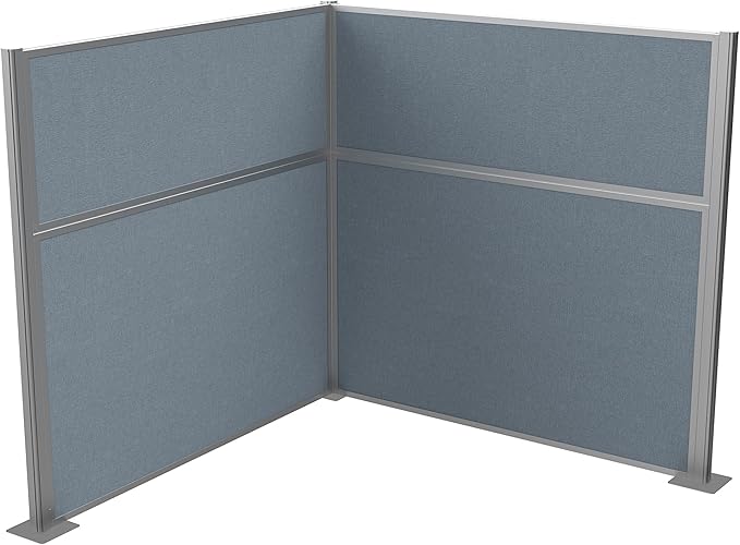 Versare Hush Panel Cubicle Kit | Workstation Partition Walls | Sound Dampening Cubicle Walls | Partitions for Desks