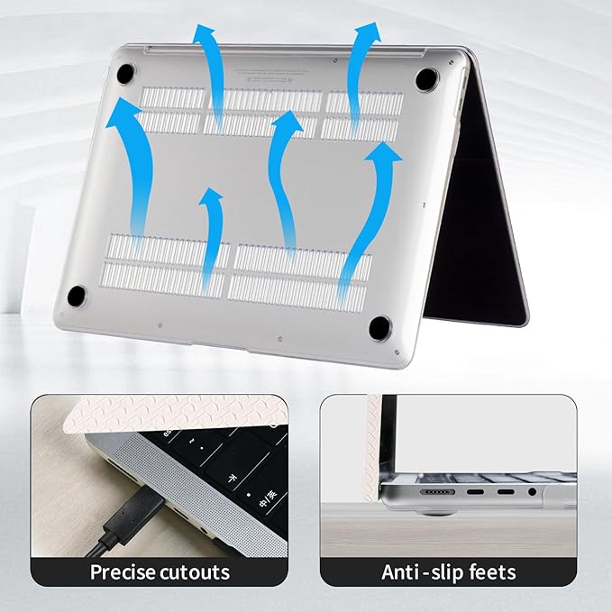 DTangLsm for MacBook Pro 13 inch Case M2 2025 2024 2023 2022-2016 M1 A2338 A2289 A2251 A2159 A1989 A1706 A1708, Woven Fabric Elegant Leather Hard Cover for MacBook Pro 13 M2 Case+Keyboard Skin, Beige