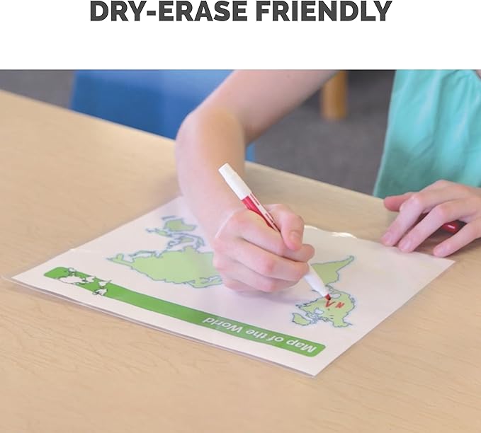 Fellowes Thermal Laminating Pouches, Letter Size Sheets, 3mil, 300 Pack, Clear (5247101)