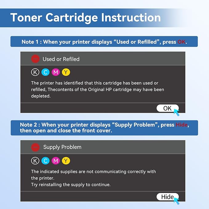 MYTONER 218A Toner Cartridges 4 Pack (NO CHIP) Compatible Replacement for HP 218A 218X W2180A W2180X for Color Laserjet MFP 3301fdw 3301cdw 3301sdw Pro 3201dw Printer High Yield Ink B/C/M/Y