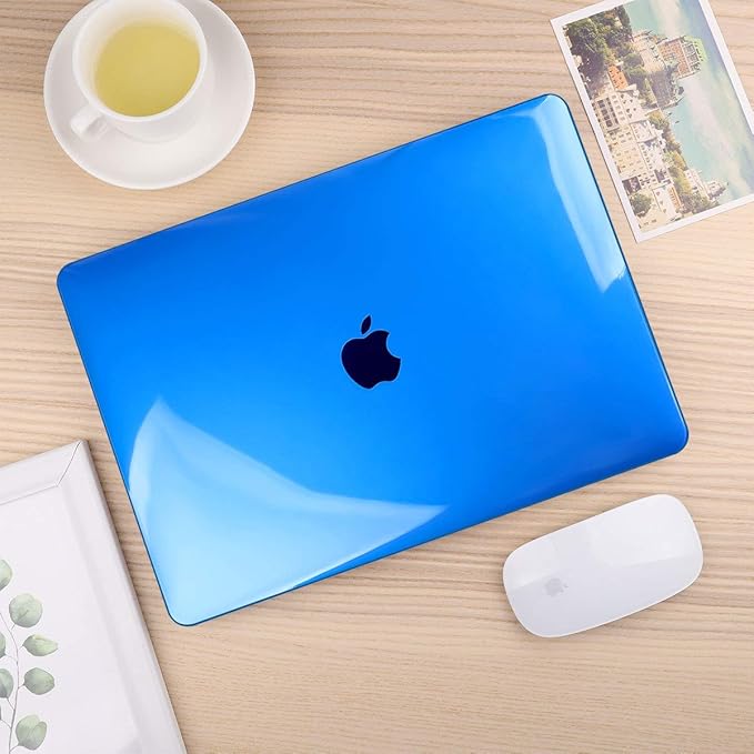 CISSOOK Case for MacBook Pro 13 Inch 2025-2020 Release A2338 A2251 A2289 Model, Hard Shell Case with Keyboard Cover for MacBook Pro 13" M1 M2 -Blue