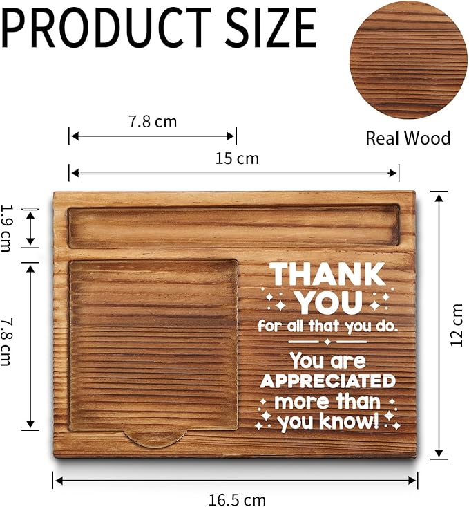 Teacher Sticky Note Holder, Thanks Male Teacher Appreciation Gifts Ideas, Teacher Desk Supplies Set, Thank You Teacher Appreciation Gifts from Student Self-Stick Note Pad Holders GSH24