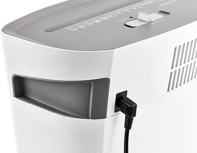 Dahle PaperSAFE PS 140 Paper Shredder, Oil Free, Jam Protection, Security Level P-4, 10 Sheet Max, Shreds Staples, Paper Clips & Credit Cards