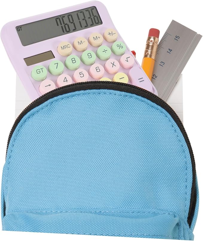 Portable Mechanical Switch Calculator for Students and Office Lightweight Pocket Calculator with Plastic Construction Simple Design for Math and Physics Use Space-Saving Handheld