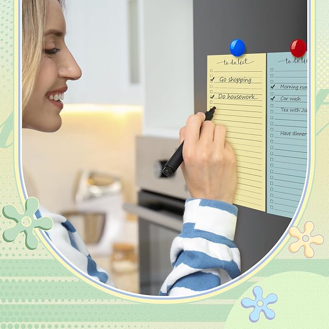 Censen 10 Pack 500 Sheets To Do List Notes Daily Checklist Notepads with 50 Sheets Each Undated Color Memo Pad Block Shopping List Pad Weekly Plan Notepad Organizer Planners(Morandi Color,Lined)