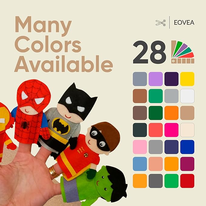 EOVEA | Acrylic Felt Fabric by The Yard - Non-Stiff, Soft Material - 72" Wide - 1.6mm Thick Felt Sheets for DIY Crafts, Sewing, Upholstery, Cushion, Padding(Taupe, Half Yard)