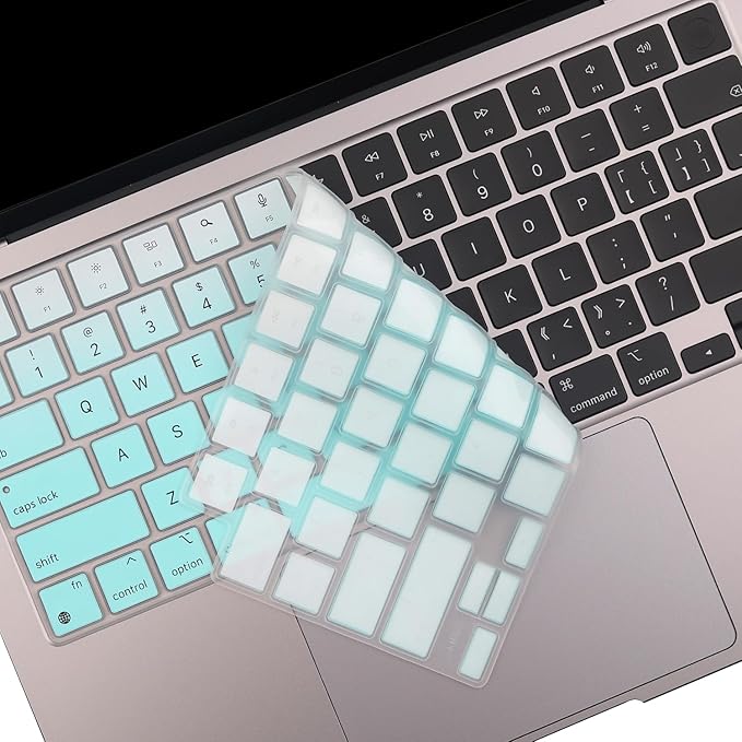 2 Pack Keyboard Cover for 2025-2023 MacBook Air 13" 15" M4 M3 M2, 2025-2021 MacBook Pro 14" 16" M4 M3 M2 M1 Pro/Max, Ultra Thin Keyboard Skin for 14.2" 16.2" MacBook Pro /13.6" 15.3" MacBook Air, US