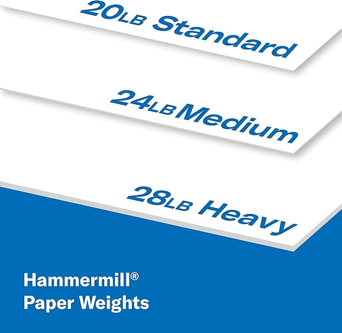 Hammermill Printer Paper, Great White 30% Recycled Paper, 11 x 17-5 Ream (2,500 Sheets) - 92 Bright, Made in the USA, 086750C
