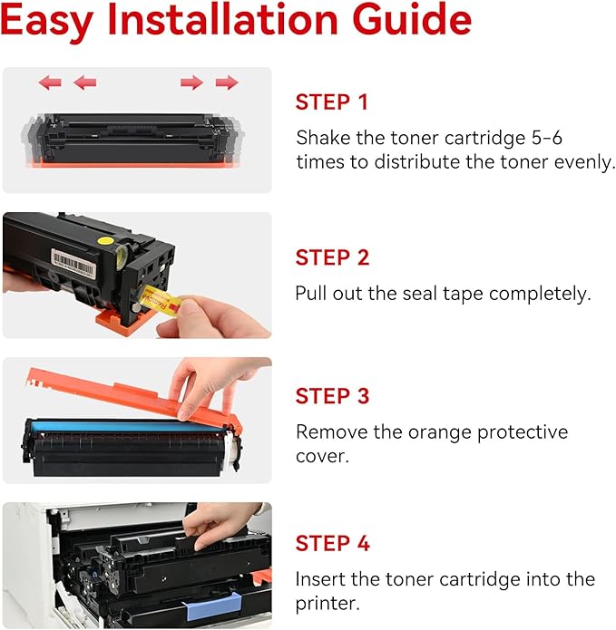 MYTONER 054 Remanufactured Toner Cartridge Set Replacement for Canon 054 054H CRG-054 for Color imageCLASS MF644Cdw MF642Cdw LBP622Cdw MF641Cw Printer 4 Pack High Yield Ink (Black Cyan Yellow Magenta)