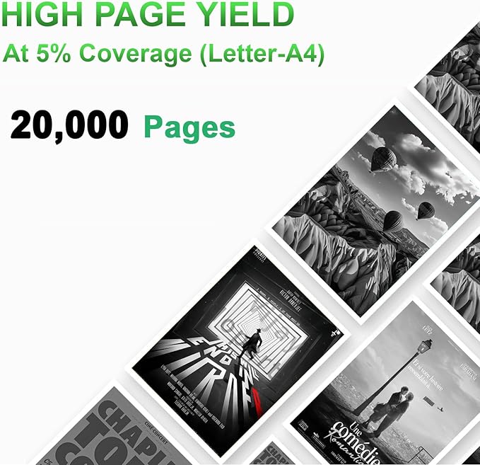 55B1X00 Remanufactured Toner Cartridge Compatible for Lexmark MX431 Toner,for Lexmark MX432 MS431 MX431 MS431dw MS431dn MX431adn MX431adw MX432adwe Printer, 20K Pages