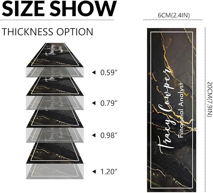 Desk Name Plate Personalized, Custom Name Plate for Desk, Acrylic Desktop Accessories, Office Gift & Decor for Women Men, Teacher Nurse Boss Employee Appreciation Gifts