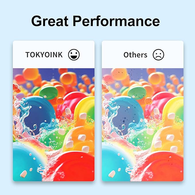 TOKYOINK 222XL Ink Cartridges Combo Pack Remanufactured Replacement for 222 Ink Cartridge 222 XL for Printer XP-5200 WF-2960 Printer Ink (Black, Cyan, Magenta, Yellow 4 Pack)