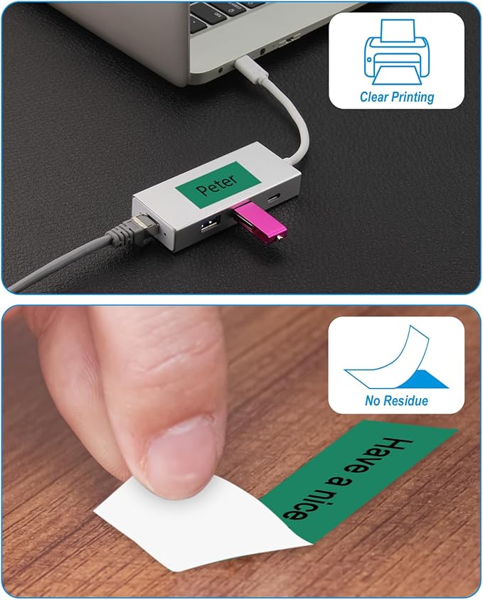 Weemay 3 Pack TZe751 24mm Black on Green Laminated Label Tape Compatible with Brother Label Maker Tape TZe-751 TZe 751 TZ-751 TZ751 for PTouch PT-E500 PT-D600 PT-P750W PT-P900W Printer, 1 In x 26.2 ft