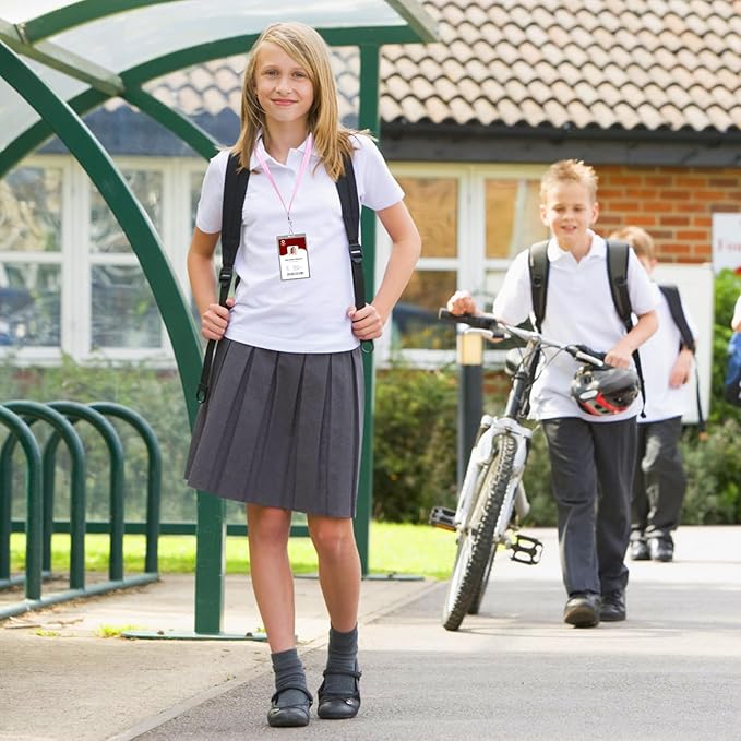 Pink Lanyards Bulk 50 packs Lanyards for ID Badges,Lanyards with Swivel Hook Clips for Name Tag Lanyard ID Holder