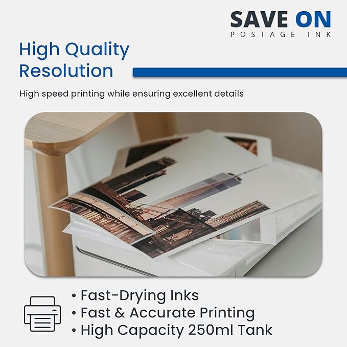 Quadient Memjet M5K250-N Compatible High Capacity Yellow Printer Ink Tank (500ml) - Printer Ink Cartridge for Mach Series Quadient & Hasler Printers - Fade-Resistant Replacement Inkjet Printer Ink