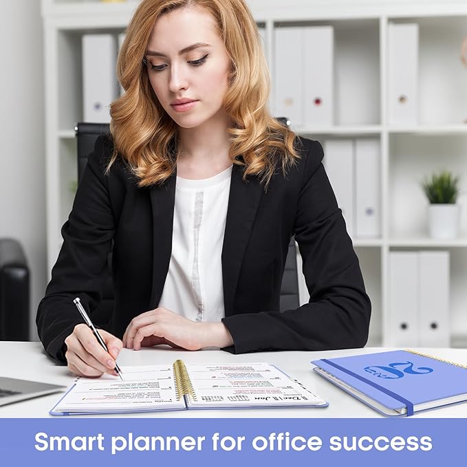 2026 Planner, Weekly and Monthly Calender Planner, Jan 2026 to Dec 2026, Hardcover 2026 Calendar Planner Book with Tabs & Inner Pocket, Office Home School Supplies for Women & Men - A5 (6.3" x 8.5"), Lavender