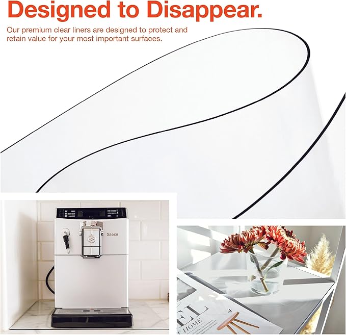 Clear Table Protector, USA Made, Safe, 38 x 96 Inch, 2mm Thick Ultra Smooth Vinyl, Custom Clear Table Cloth Cover Rectangle, Custom Water Resistant Table Cover