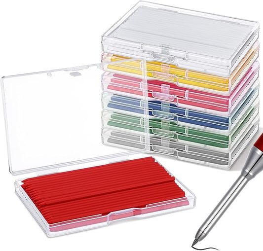 Spakon 300 Pcs 2.8mm Lead Refill Carpenter Construction Pencils Marker Lead Refills Dry Mechanical Woodworking Pencil Tools for Writing Drawing Drafting (Multicolor)