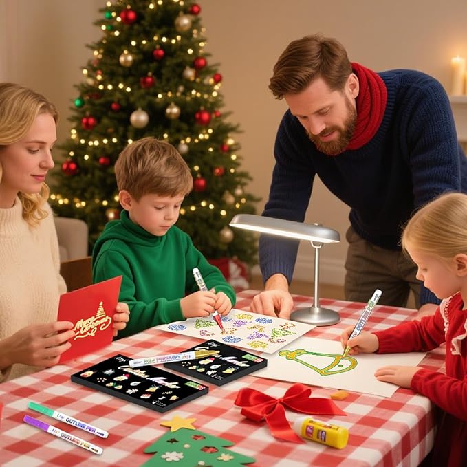 Glitter Markers Paint Pens, Teen Girl Gifts Trendy Stuff 4-16 Year Old, 28 Pack Gold and Silver Shimmer Metallic Markers Arts Crafts Supplies for Kids Ages 6 to 8, 9-12 Birthday Gifts for Tweens