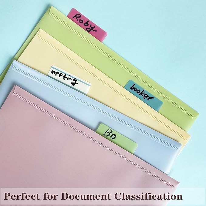 ELII 900 PCS Book Tabs 2 Inch Sticky Index Tabs, Colored Page Markers Repositionable Tags Reading Tabs Self Adhesive Tape Flags for Books, Binders, Notebook and File Folders