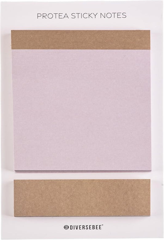 DiverseBee Pastel Sticky Notes Set, Cute Sticky Notes, Aesthetic Self-Stick Note Pads, Sticky Tabs, Page Flags, Planner Accessories, Journaling Office School Bible Study Supplies (Prothea)