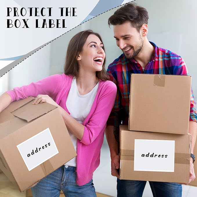 Gueevin 300 Pcs 8.5 x 11 Inch Self Adhesive Display Pockets - Peel and Stick Clear Paper Sleeves for Wall and Door Communication - Letter Size Plastic Sheet Protector