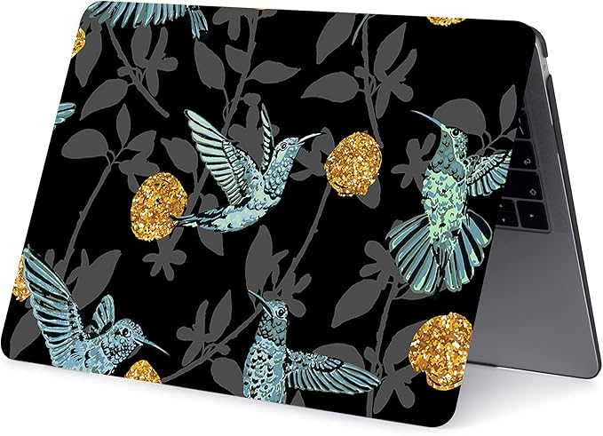 Case Compatible with MacBook Air 11 Inch Model A1370 & A1465, 2 in 1 Matte Plastic Laptop Hard Shell Snap on Case Bundle with Keyboard Cover for Mac Air 11,6" - Bird