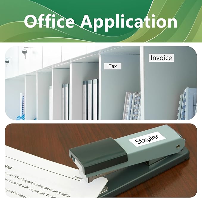 TZe-261 36mm TZe TZ Label Tape Compatible with Brother P Touch Label Maker Tape TZ-261 TZe261 TZ261 36mm 1.4 Laminated Black on White for PT-530 PT-P900W PT-P910BT, 3-Pack