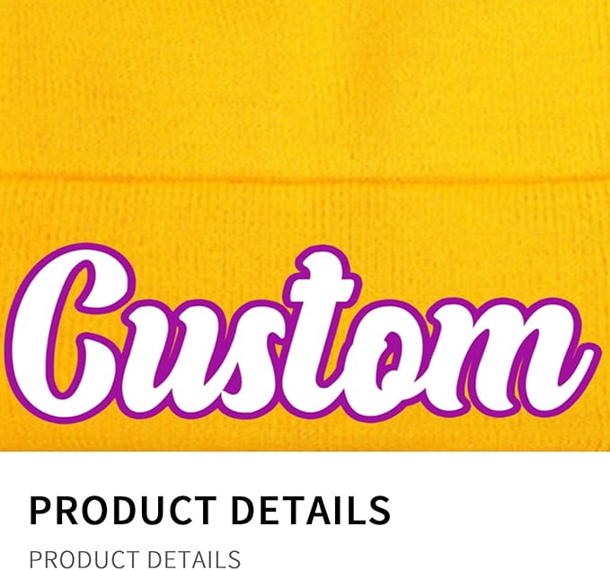 Custom Beanie with Photo Text Logo Design Your Own Personalized Knitted Hats Customized Beanie Custom Hats for Men Women