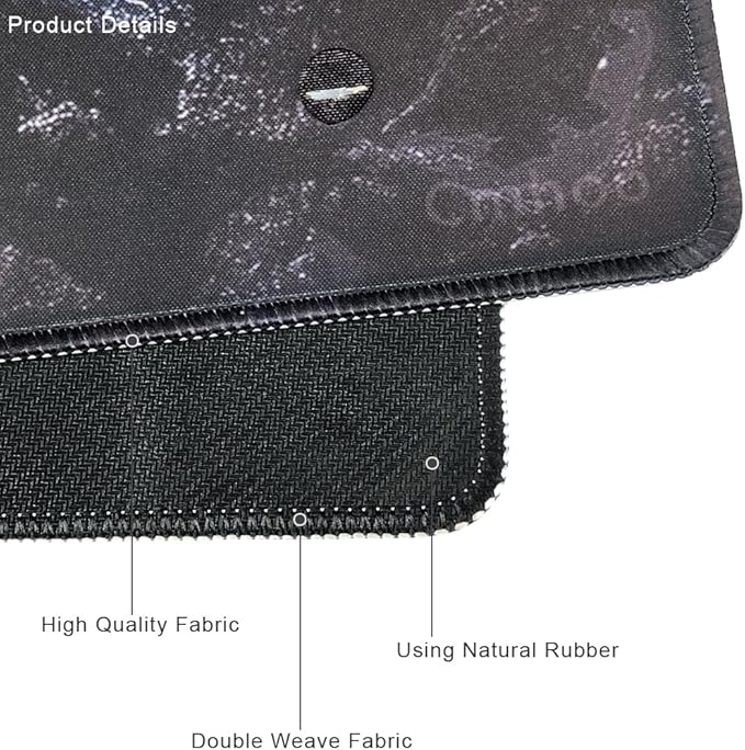 XXL Professional Large Mouse Pad & Computer Game Mouse Mat (35.4x15.7x0.1IN, 90x40 fireball007)