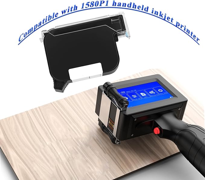 Original White Ink Cartridge for 1580P1 Handheld Printer - Quick-Drying Ink, 42ml