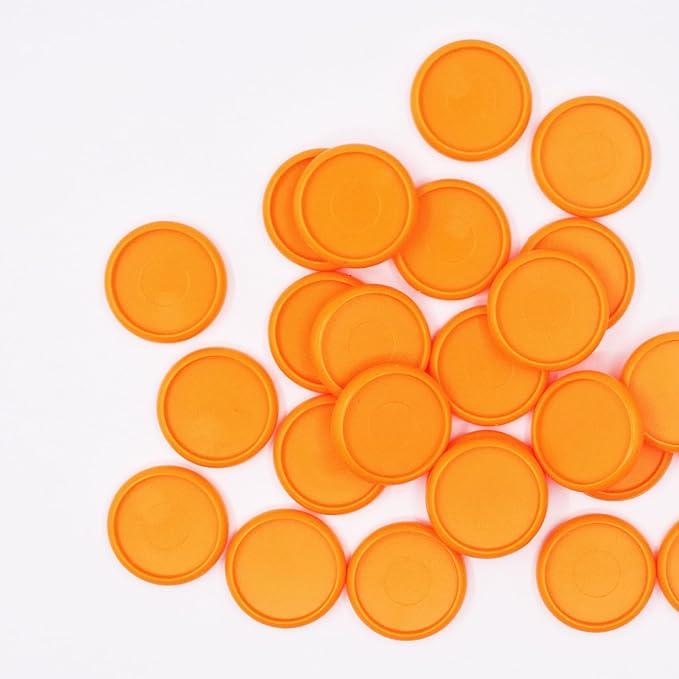 100pcs Discbound Notebook Discs DIY Planner Accessoriesfits for Tul,Levenger,Arc,Happy Planner,Talia(Orange,1.5inch/38mm)