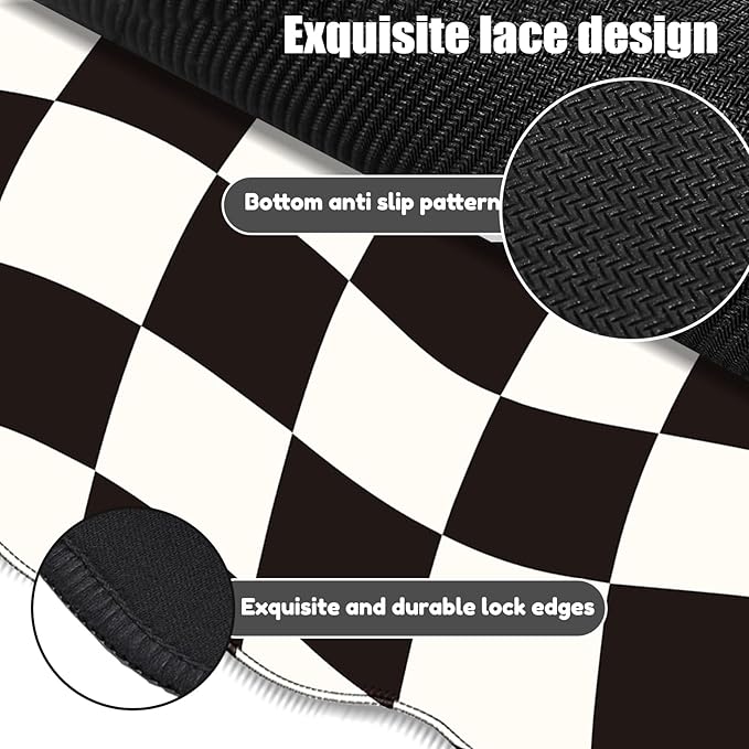 Galdas Gaming Mouse Pad XXL XL Large Long Extended Big Mousepad Non-Slip Rubber Keyboard Mouse Pad with Stitched Edges for Laptop Home Office (35.43x15.75x0.08 Inch)