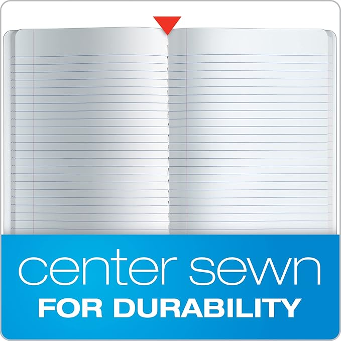 Oxford Composition Notebooks, 6 Pack, Cover Colors Vary, College Ruled Paper, 9-3/4 x 7-1/2 Inch School Journals, Assorted Pastel Covers, 100 Sheets, per Book (63760)